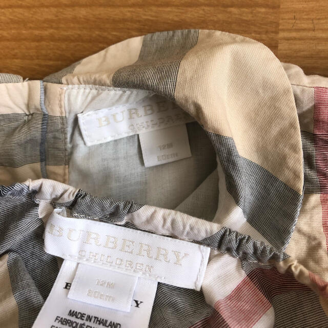 BURBERRY(バーバリー)のバーバリー12Mセット キッズ/ベビー/マタニティのベビー服(~85cm)(ワンピース)の商品写真