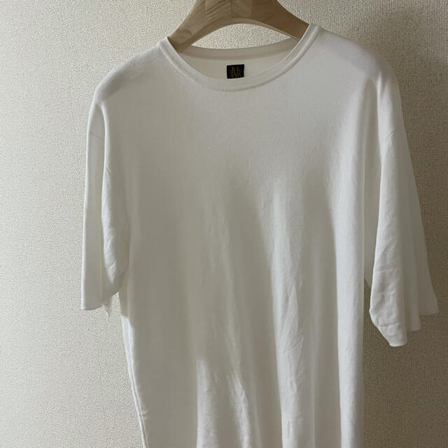 Men 32G SMOOTH KNIT T-SHIRT White