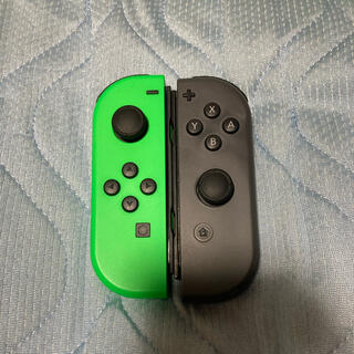 ニンテンドースイッチ(Nintendo Switch)の中古動作品  Nintendo switch ジョイコン グリーン＆グレー(家庭用ゲーム機本体)