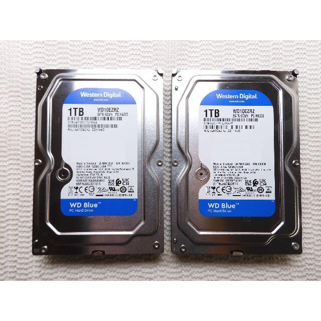 【良品】Western Digital 3.5" HDD 1TB 2個セット