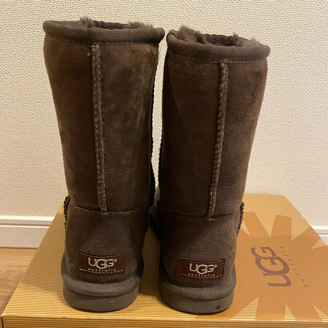 UGG - UGGムートンブーツ クラシックショート 23cm チョコレート 美品