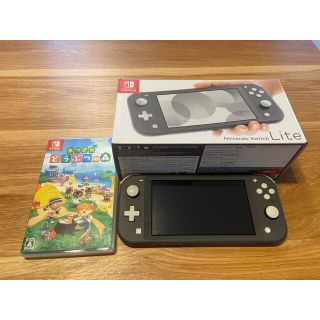 Nintendo Switch - Nintendo Switch Liteグレー あつまれどうぶつの森