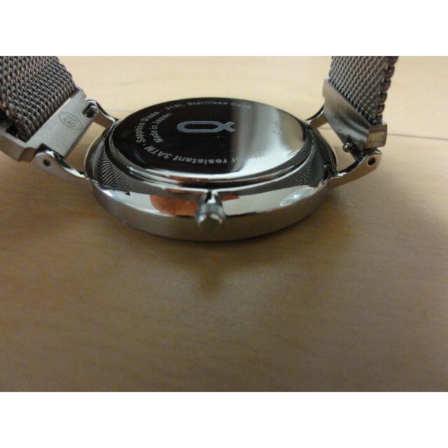 Knot/not(ノットノット)のKnot（ノット）“クラシック デイト”シルバー ＆ ホワイト 40mm時計 メンズの時計(腕時計(アナログ))の商品写真