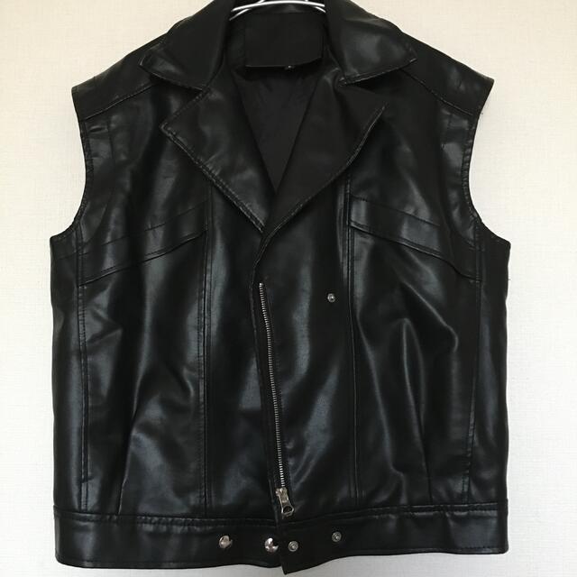 ZARA - SHEIN ライダース ベスト Sの通販 by sea's shop|ザラならラクマ
