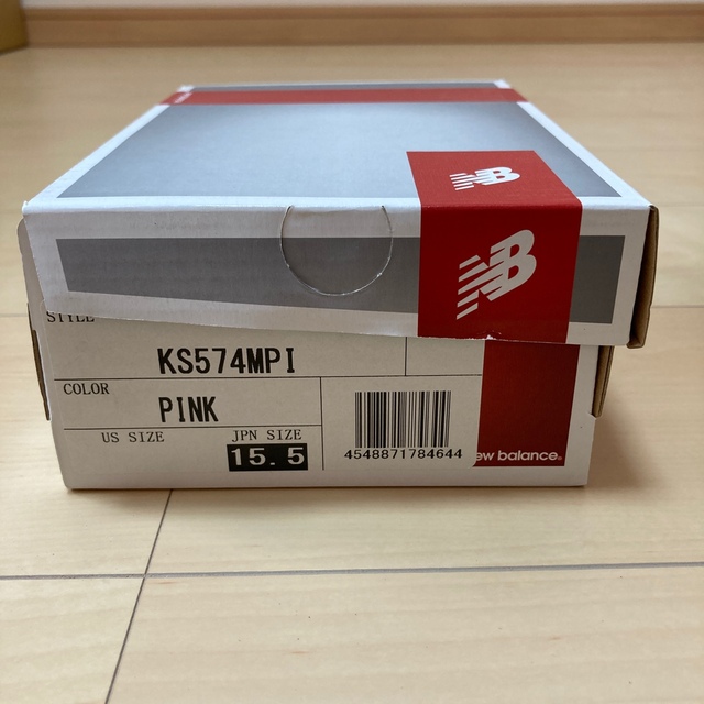 New Balance(ニューバランス)のNewBalance（ニューバランス）子供靴　スニーカー　15.5cm 　ピンク キッズ/ベビー/マタニティのキッズ靴/シューズ(15cm~)(スニーカー)の商品写真