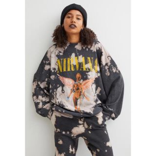 エイチアンドエム(H&M)のH&M NIRVANA SWEATSHIRTS / オーバーサイズ スウェット(スウェット)