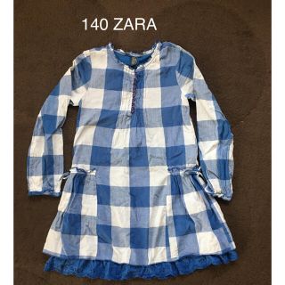 ザラキッズ(ZARA KIDS)の140 ZARA 長袖ワンピ(ワンピース)