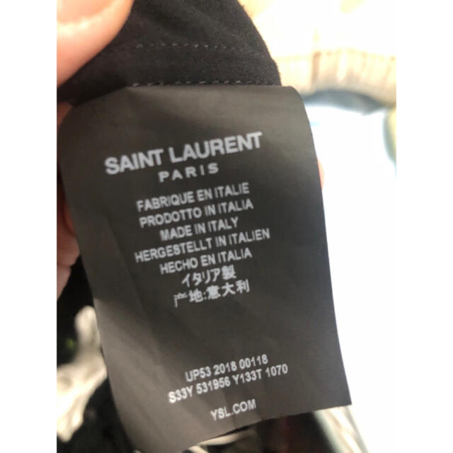 登坂着SAINT LAURENT サンローラン シューティングスターシャツ38 登坂着SAINT LAURENT サンローラン シューティングスターシャツ38