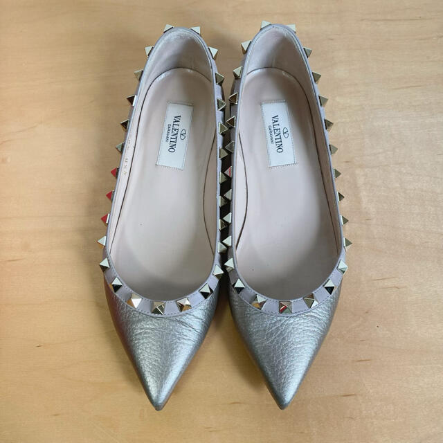 VALENTINO ヴァレンティノ ロックスタッズ バレリーナ 35 【楽天カード