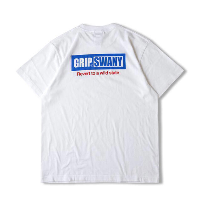 新品 グリップスワニー GS LOGO TEE White grip swany