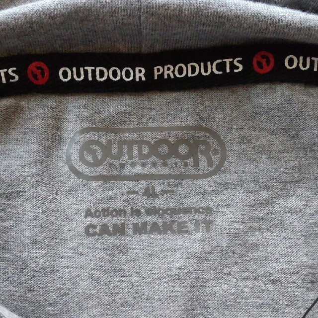 OUTDOOR PRODUCTS(アウトドアプロダクツ)の大きいサイズ OUTDOOR 半袖Tシャツパーカー 4L メンズのトップス(パーカー)の商品写真