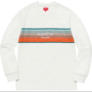 シュプリーム(Supreme)のSupreme 18ss Shadow Stripe L/S Top (Tシャツ/カットソー(七分/長袖))