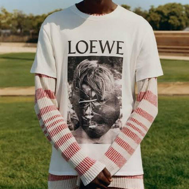 LOEWE 20ss Tシャツ　ホワイト　XL アナグラム　片寄涼太着用