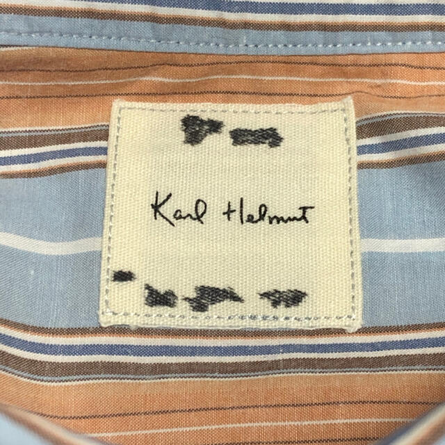 Karl Helmut(カールヘルム)のKarl Helmut〈カールヘルム〉ネームワッペンいっぱいコットンシャツ メンズのトップス(シャツ)の商品写真