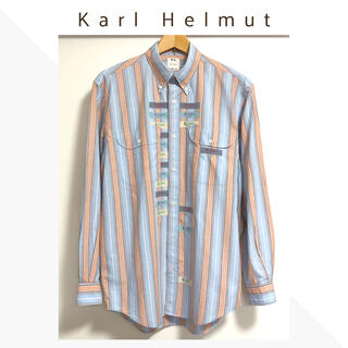 カールヘルム(Karl Helmut)のKarl Helmut〈カールヘルム〉ネームワッペンいっぱいコットンシャツ(シャツ)