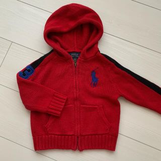 ポロラルフローレン(POLO RALPH LAUREN)のポロ ラルフローレン ニット パーカー 80cm(ニット/セーター)