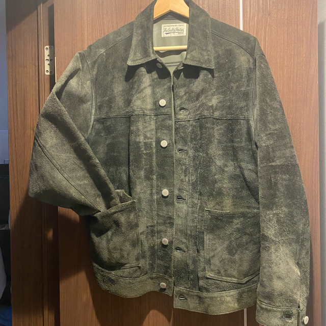 WACKO MARIA(ワコマリア)の美中古　ワコマリア　LEATHER TRUCKER JACKET 20SS メンズのジャケット/アウター(レザージャケット)の商品写真