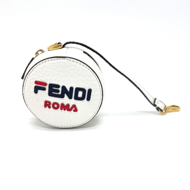 約78cmストラップフェンディ FENDI FIRA バックパック エコバッグ リュックサック ナイロン ホワイト 未使用