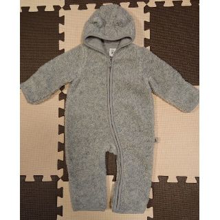 ベビーギャップ(babyGAP)のbabyGAP くま耳 モコモコ カバーオール 60cm(カバーオール)