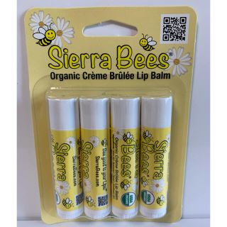 コスメキッチン(Cosme Kitchen)の新品未開封 Sierra Bees シエラビーズ オーガニック リップ 4本(リップケア/リップクリーム)