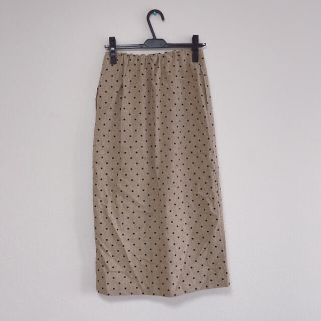 flower(フラワー)の395.ドットタイトスカート レディースのスカート(ロングスカート)の商品写真