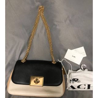 コーチ(COACH)のCOACH コーチ バイカラー チェーンポシェット 2WAY 未使用(ショルダーバッグ)