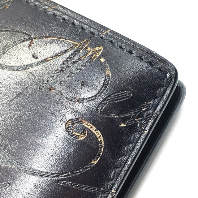 Berluti(ベルルッティ)のベルルッティ カリグラフィー エベネ 長財布 革小物 二つ折り財布 メンズ メンズのファッション小物(折り財布)の商品写真