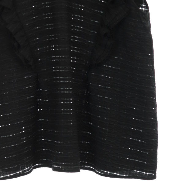 【SALE／37%OFF】 ドゥロワー 20AW プル チェックシアーノースリーブブラウス シャツ/ブラウス(半袖/袖なし)