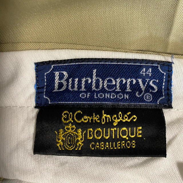 BURBERRY(バーバリー)の90s 古着 バーバリー 刺繍ロゴ スラックス センタープレス メンズのパンツ(スラックス)の商品写真