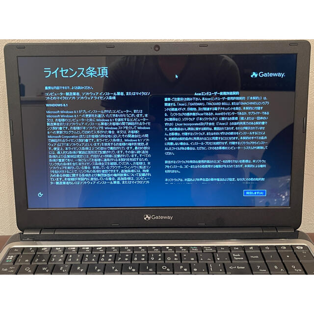 Acer(エイサー)のGateway NE572-F14D Windows8 オフィス2007付属 スマホ/家電/カメラのPC/タブレット(ノートPC)の商品写真