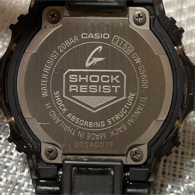G-SHOCK(ジーショック)のCASIO G-SHOCK 電波ソーラー GW-S5600-1JF メンズ メンズの時計(腕時計(デジタル))の商品写真
