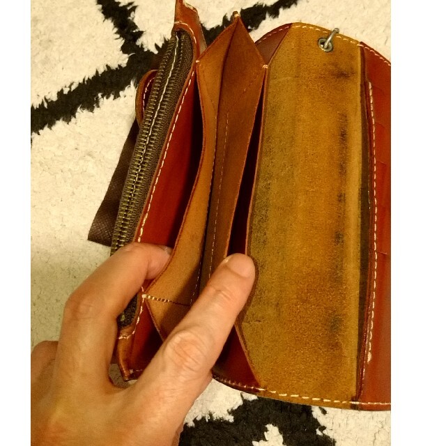 栃木レザー(トチギレザー)の栃木レザー 飴色ウォレット メンズのファッション小物(長財布)の商品写真