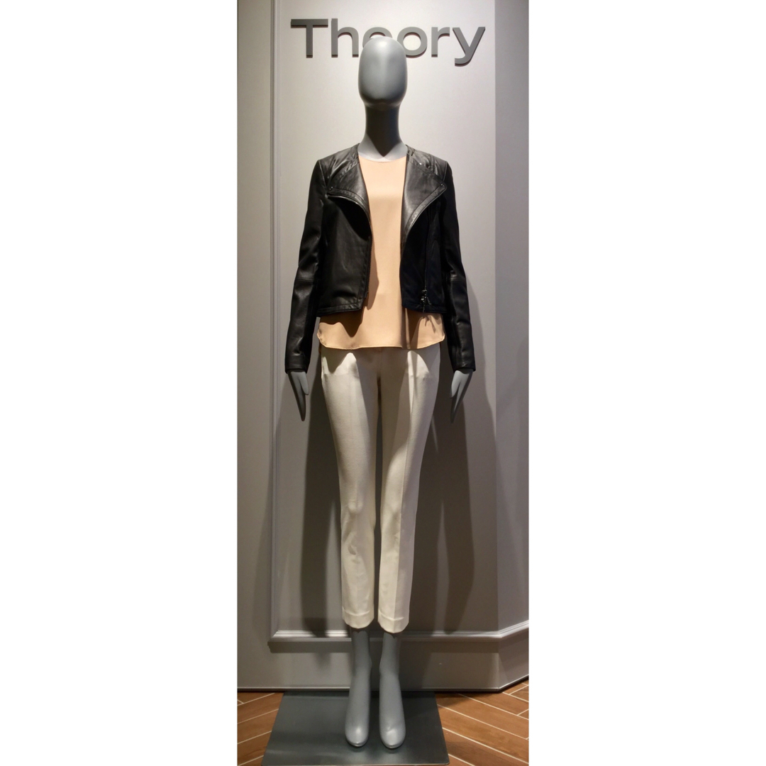 Theory 17aw レザーライダースジャケット