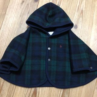 ポロラルフローレン(POLO RALPH LAUREN)のRALPH LAUREN   ベビー　キッズ　ニット　ポンチョ　80(ジャケット/コート)