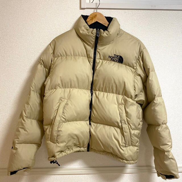 600fill THE NORTH FACE beige down jacket