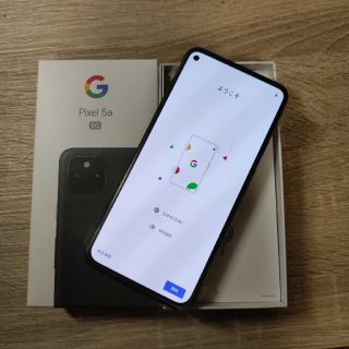 未使用 Pixel5a 5G SIMフリー ブラック モストリースマホ/家電/カメラ ...