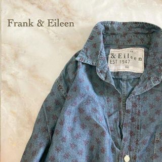 フランクアンドアイリーン(Frank&Eileen)の美品　フランク&アイリーン　BARRY　長袖シャツ　花柄　フラワープリント(シャツ/ブラウス(長袖/七分))