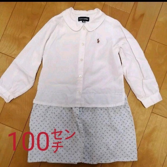 Ralph Lauren(ラルフローレン)のラルフローレン　シャツワンピース キッズ/ベビー/マタニティのキッズ服女の子用(90cm~)(ワンピース)の商品写真