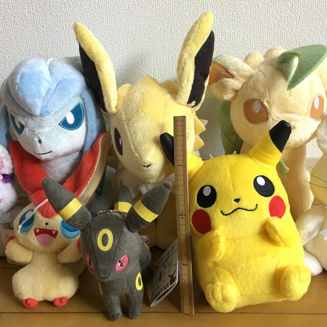 ポケモン(ポケモン)の新品☆ポケモンぬいぐるみ6体セット 現在非売品 希少 ポケモン エンタメ/ホビーのおもちゃ/ぬいぐるみ(ぬいぐるみ)の商品写真