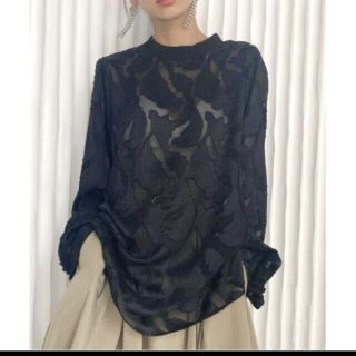 アメリヴィンテージ(Ameri VINTAGE)のHAOKAN BACK RIBBON BLOUSE ブラウス アメリ(シャツ/ブラウス(長袖/七分))