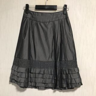 ボディドレッシングデラックス(BODY DRESSING Deluxe)のBODY DRESSING DELUXE フリルスカート(ひざ丈スカート)