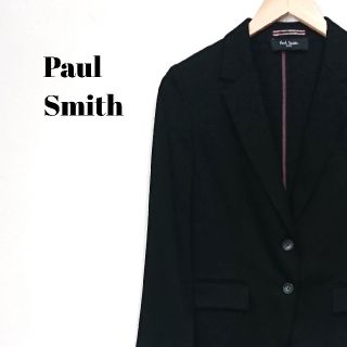 ポールスミス(Paul Smith)の美シルエット☆ 上質 ポールスミス テーラードジャケット ブラック レディース(テーラードジャケット)