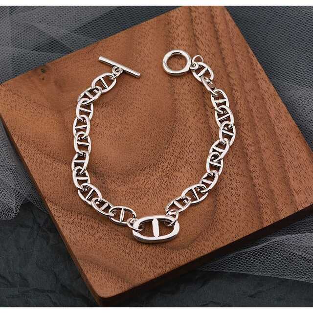 アンカーチェーン ブレスレット シルバー 925刻印 | www.debbiejorde.com
