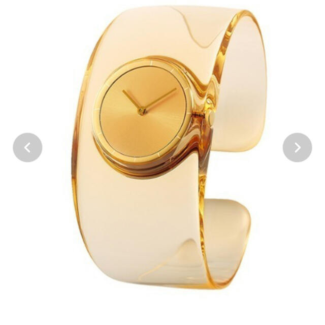 ISSEY MIYAKE(イッセイミヤケ)のISSEI MIYAKE 時計　レモンイエロー レディースのファッション小物(腕時計)の商品写真