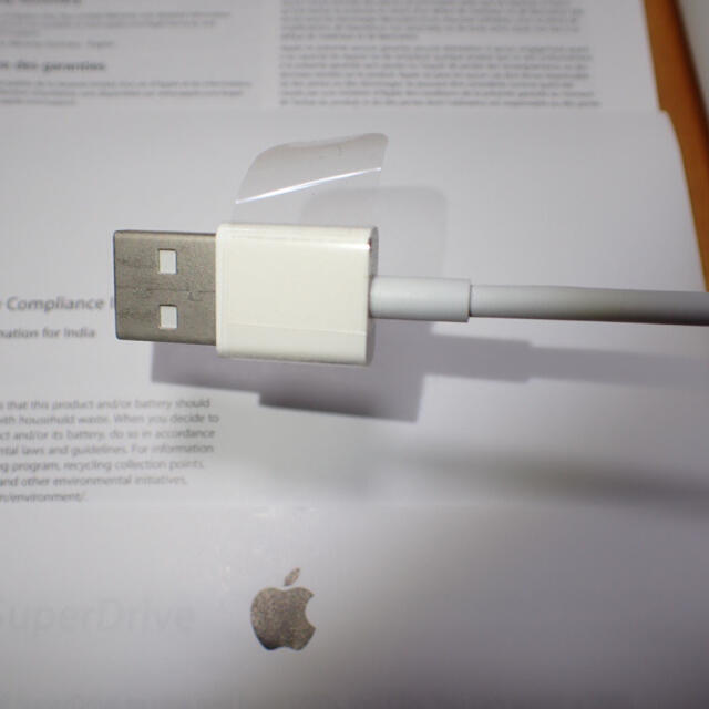 Apple USB SuperDrive 新品未使用 開封のみ 3