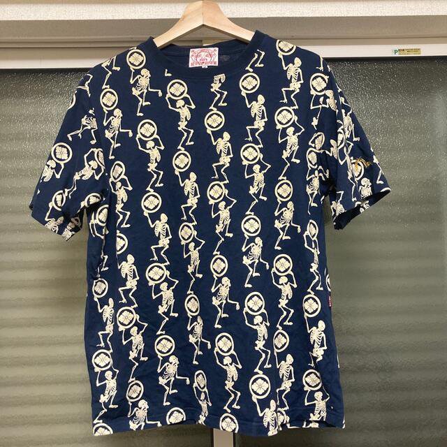 EVISU(エビス)の【値下げ】エビス　骸骨Tシャツ メンズのトップス(Tシャツ/カットソー(半袖/袖なし))の商品写真