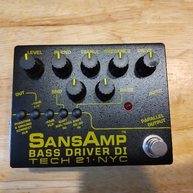 SANSAMP BASS DRIVER DI V2　パッチケーブル付　美品