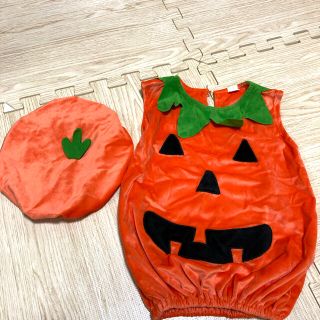 ハロウィン　コスプレ　90 カボチャ　土日限定値下げ(その他)