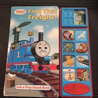 音の出る絵本☆英語☆Find That Freight!トーマス☆(知育玩具)