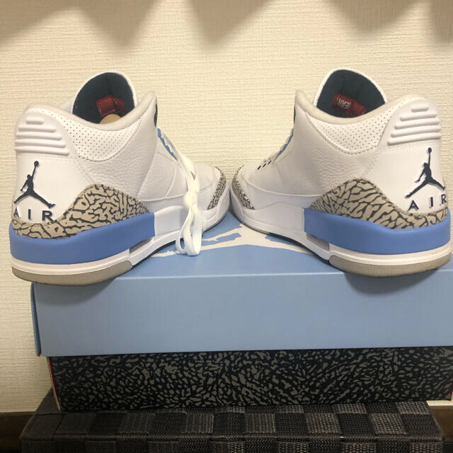 NIKE ナイキ AIR JORDAN 3 UNC エアジョーダン 3 レトロ 4